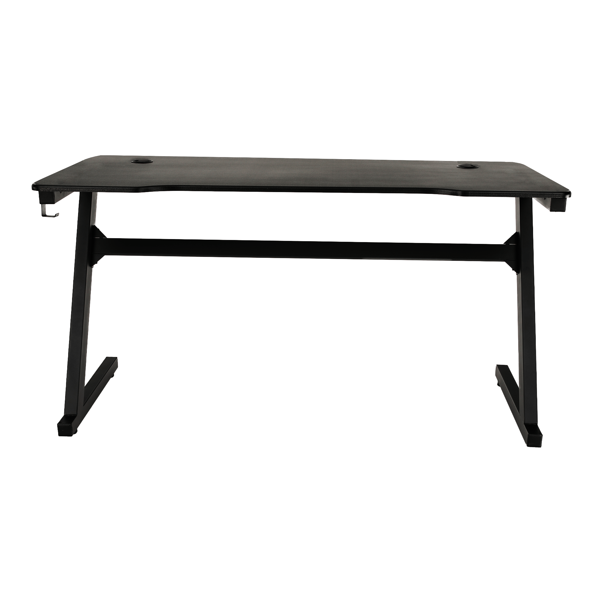 Masa birou MACKENZIE, negru/rosu, 140x60x75 cm