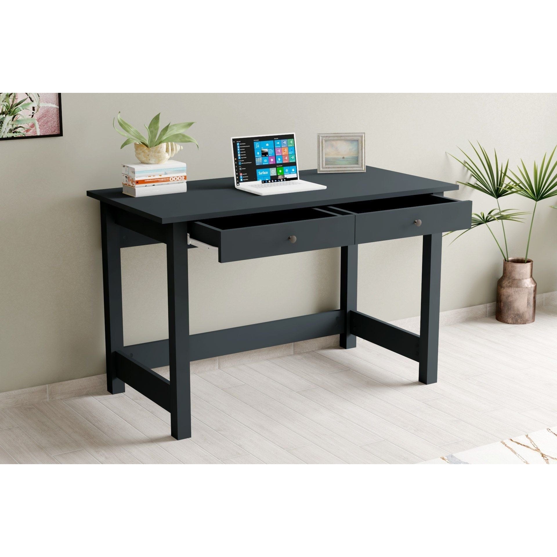 Masa birou MC607239, gri antracit, PAL melaminat, 120x60x76 cm