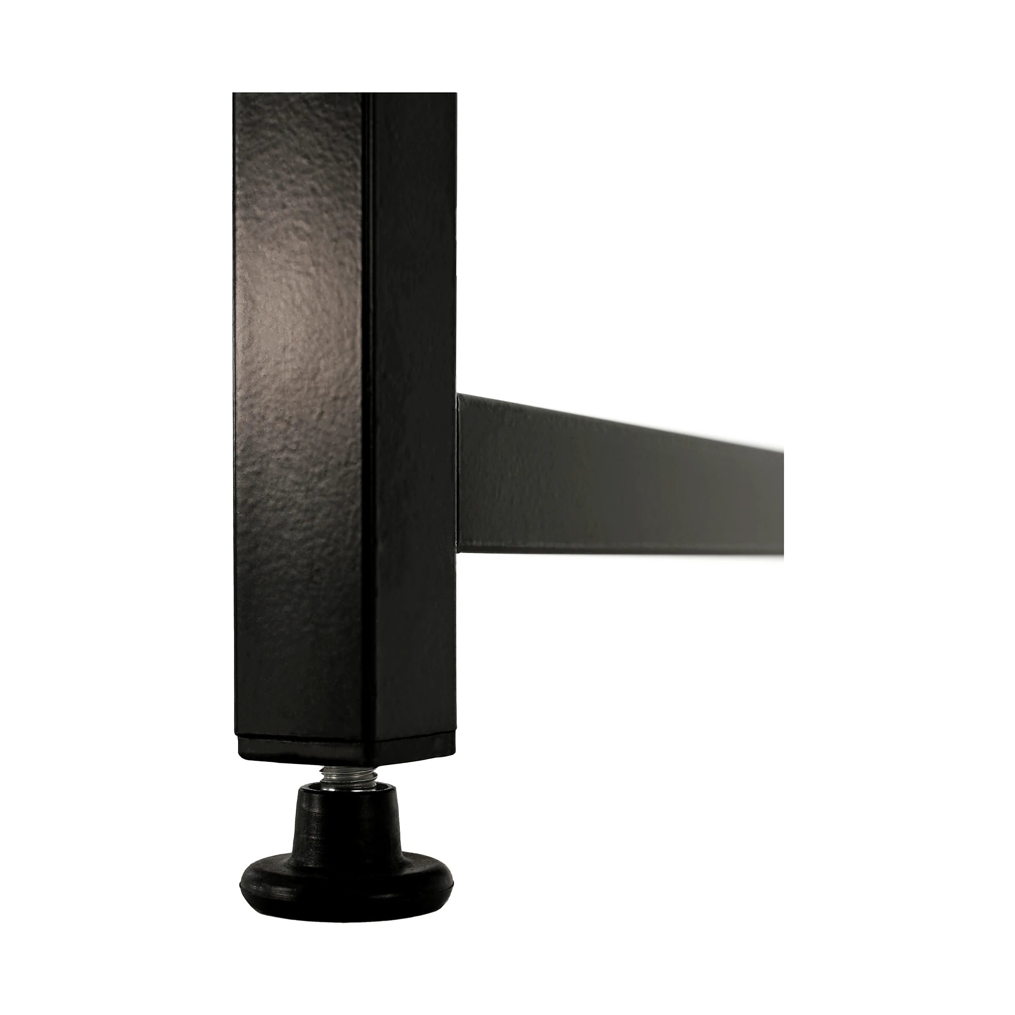 Masa birou MELLORA, stejar/negru, DTD laminat/metal, 100x60x72 cm