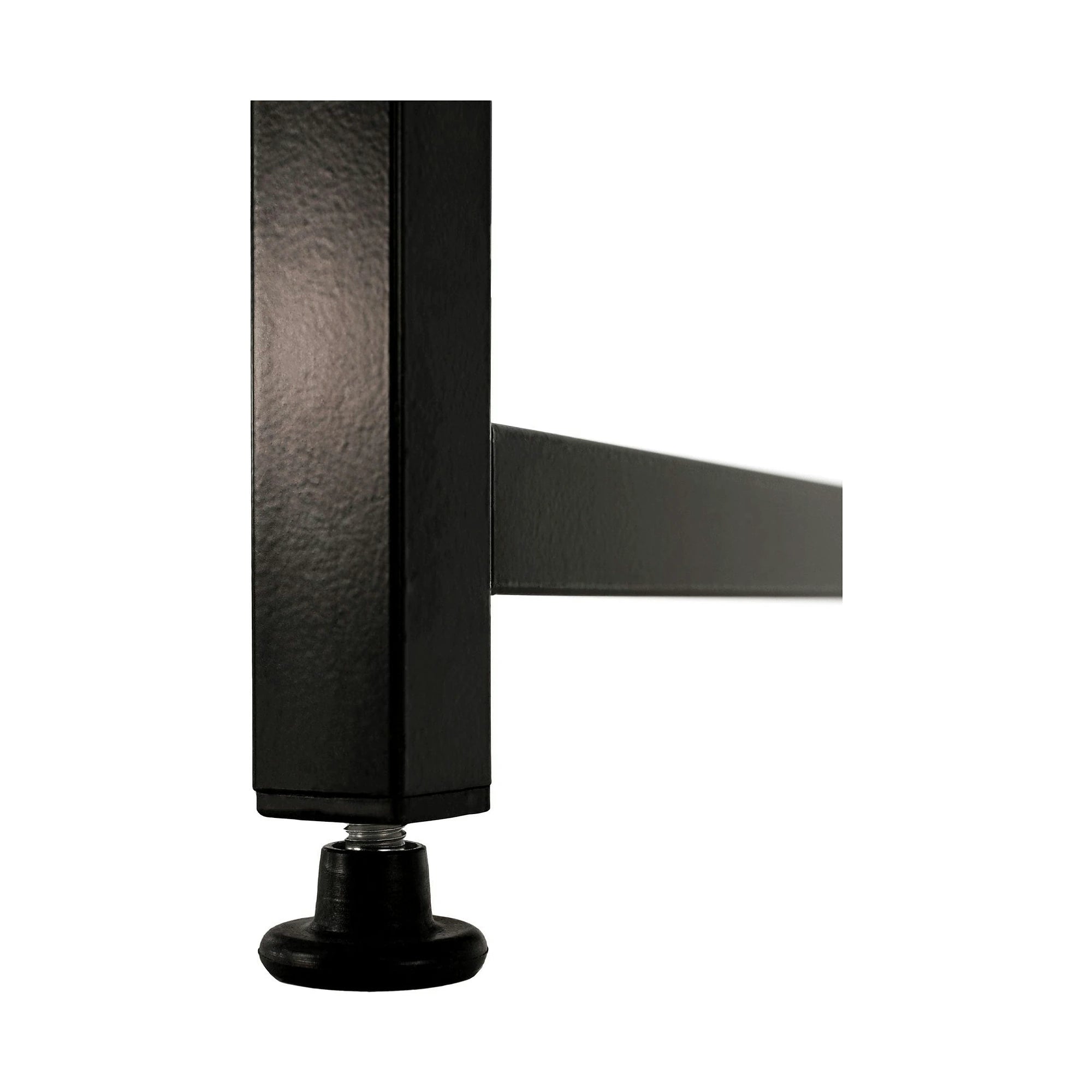 Masa birou MELLORA, stejar/negru, DTD laminat/metal, 150x60x72 cm