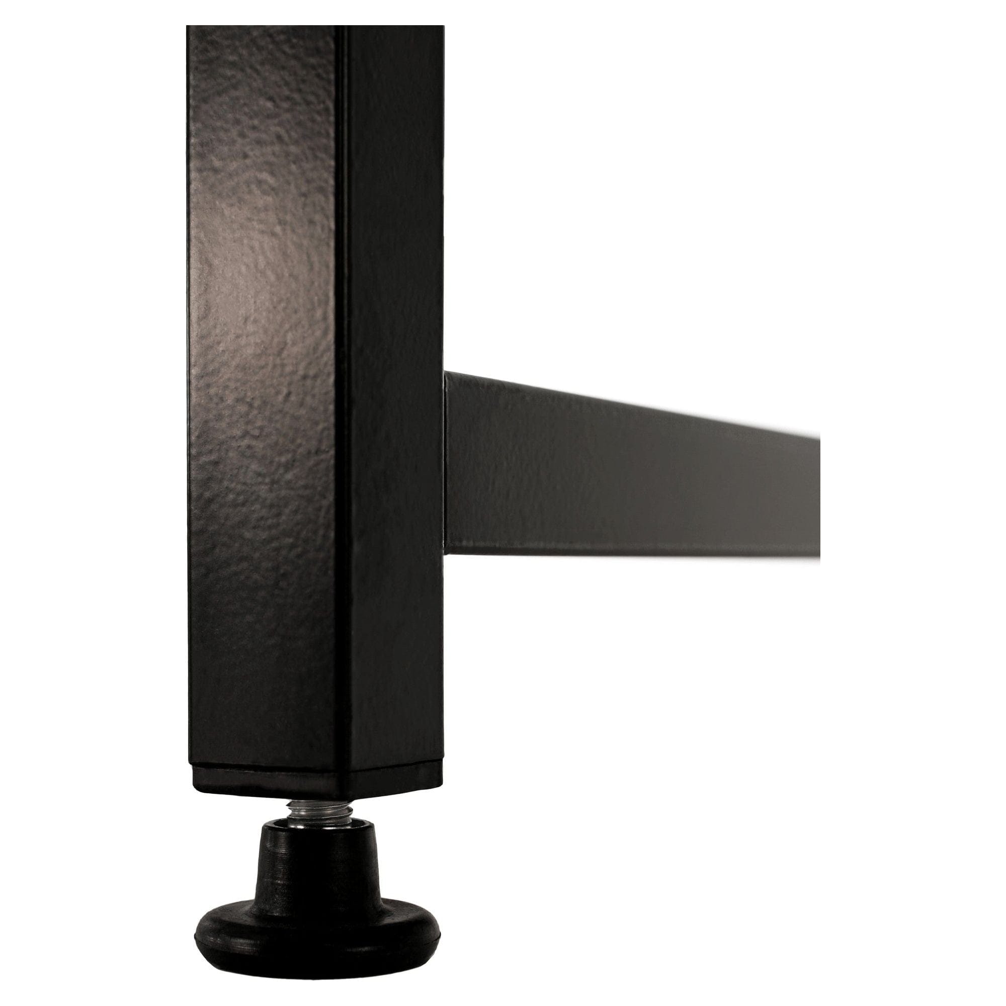 Masa birou MELLORA, stejar/negru, DTD laminat/metal, 150x60x72 cm