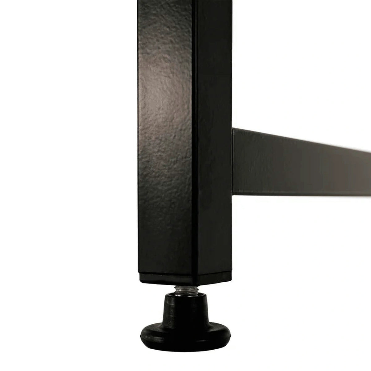 Masa birou MELLORA, stejar/negru, PAL laminat/metal, 120x60x72 cm