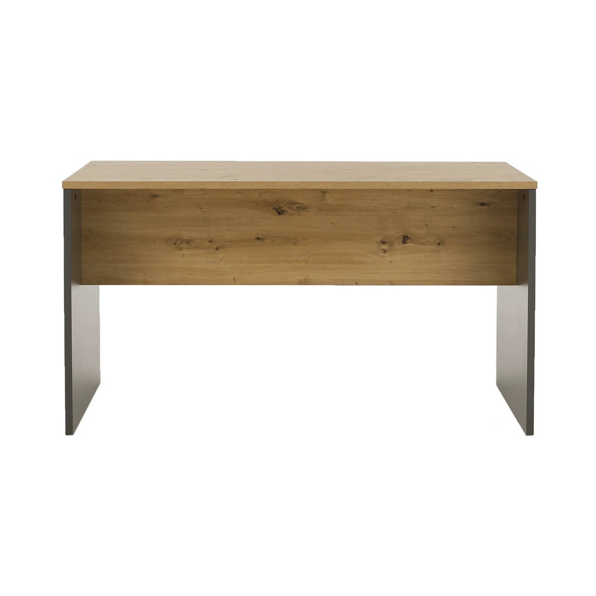 Masa birou RIOMA NEW TYP 16, gri grafit/stejar artisan, DTD laminat, 160x80x76 cm