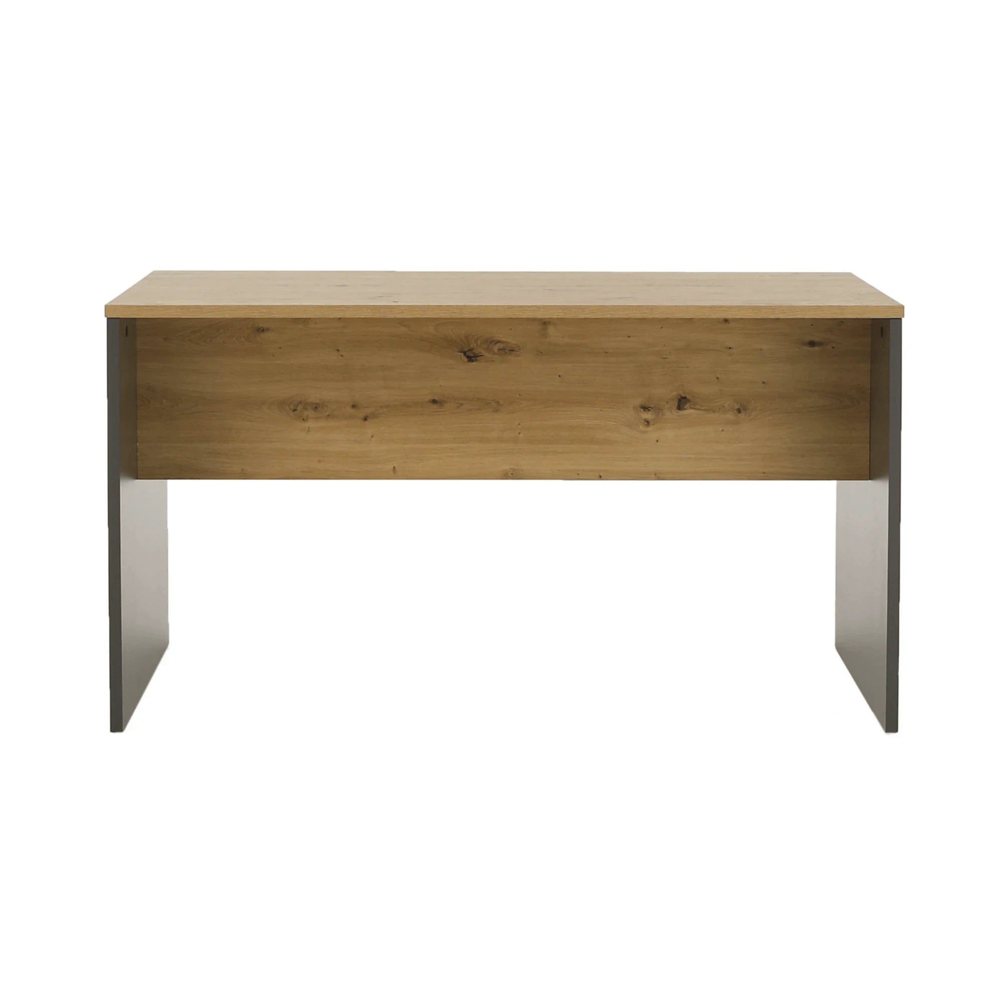 Masa birou RIOMA NEW TYP 16, gri grafit/stejar artisan, DTD laminat, 160x80x76 cm