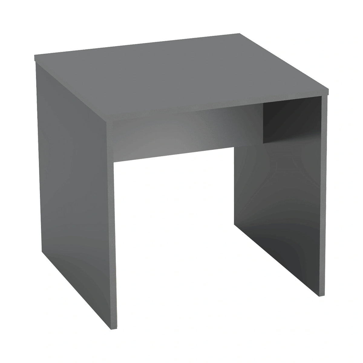 Masa birou, RIOMA NEW TYP 17, gri grafit, DTD laminat, 80x80x76 cm