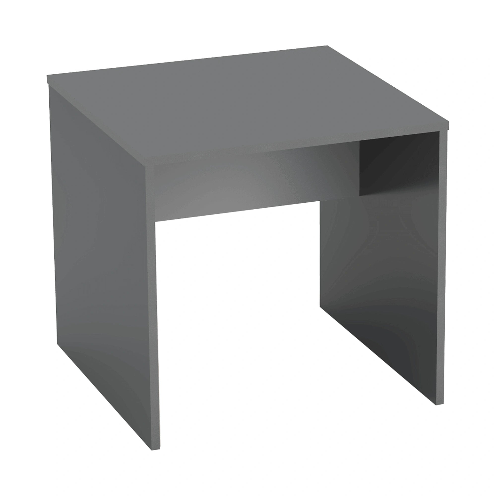 Masa birou, RIOMA NEW TYP 17, gri grafit, DTD laminat, 80x80x76 cm