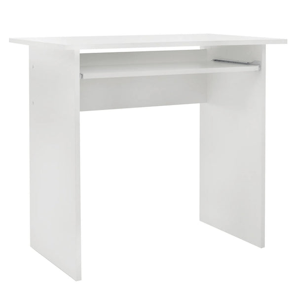 Masa birou VERNER NEW, alb, DTD laminat, 82x50x75 cm
