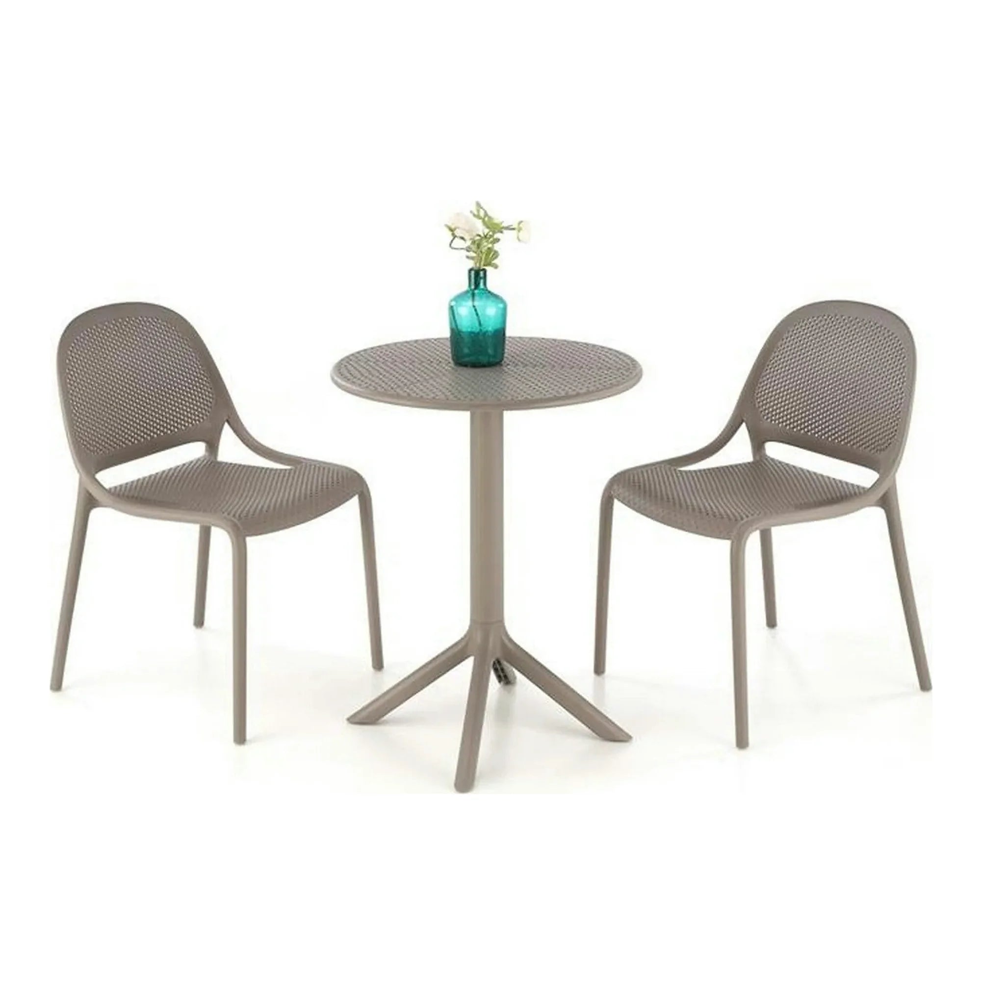 Masa CALVO, gri, polipropilena, 60x60x72 cm