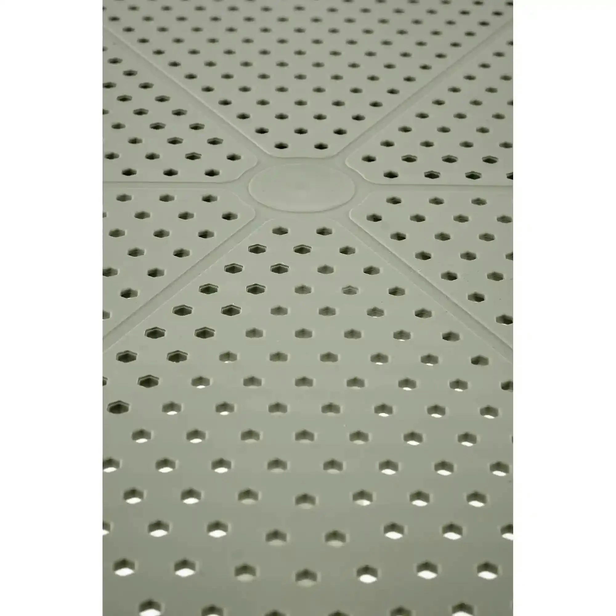 Masa CALVO, verde menta, polipropilena, 60x60x72 cm