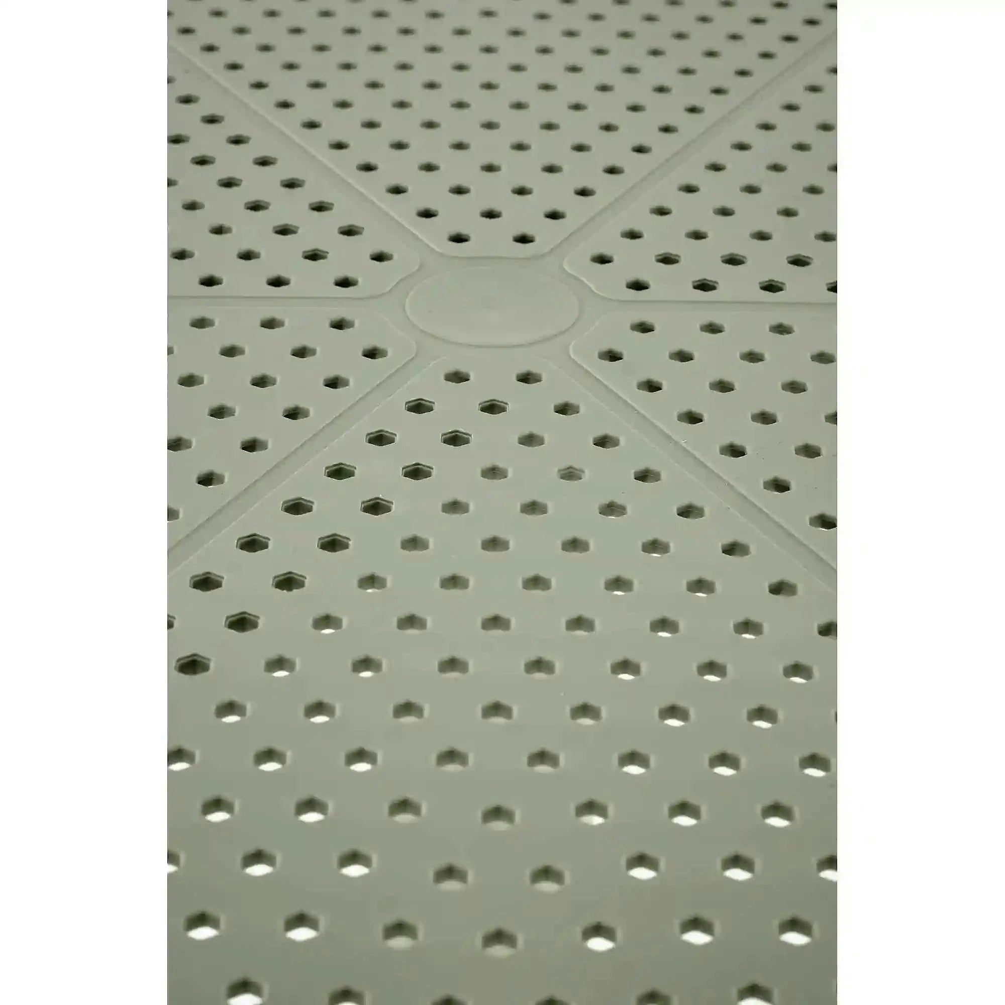 Masa CALVO, verde menta, polipropilena, 60x60x72 cm