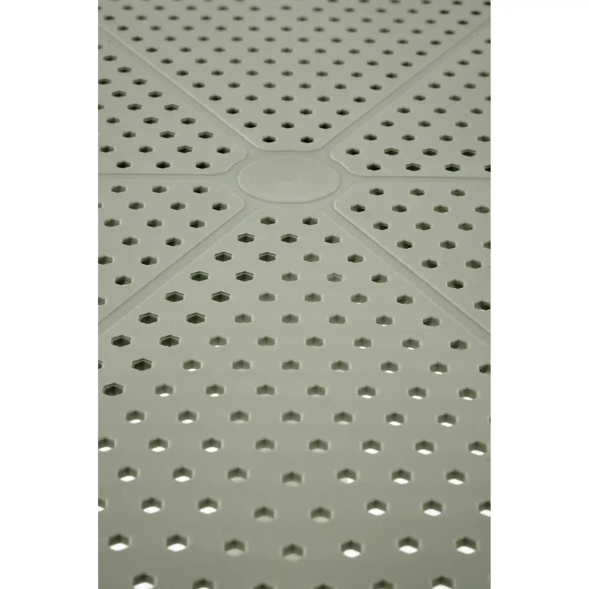 Masa CALVO, verde menta, polipropilena, 60x60x72 cm