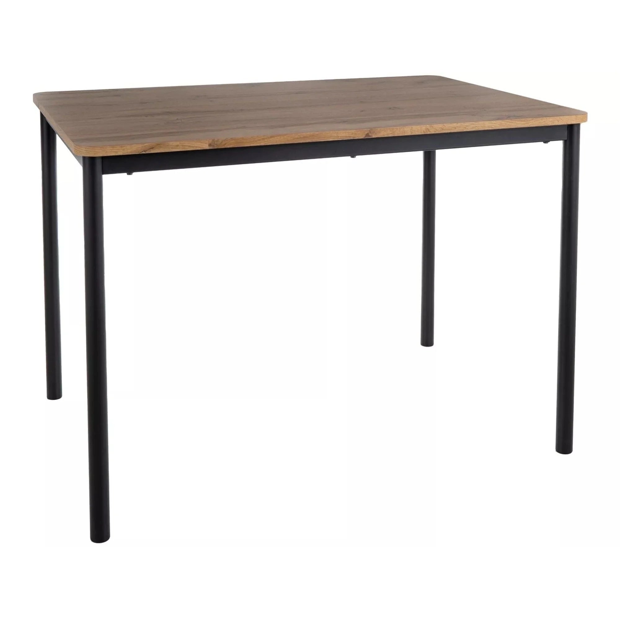 Masa CITY, stejar artisan/negru, 150x75x77 cm