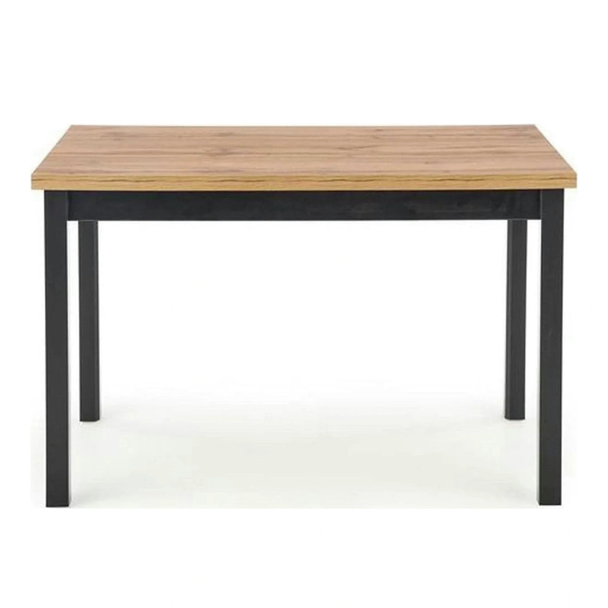 Masa COBALT, stejar/negru, PAL furniruit, 120x68x77 cm