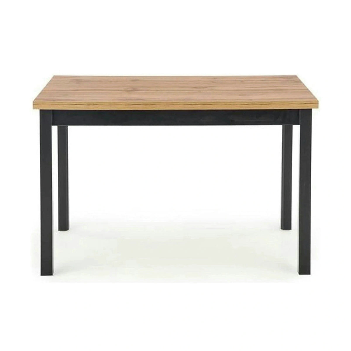 Masa COBALT, stejar/negru, PAL furniruit, 120x68x77 cm