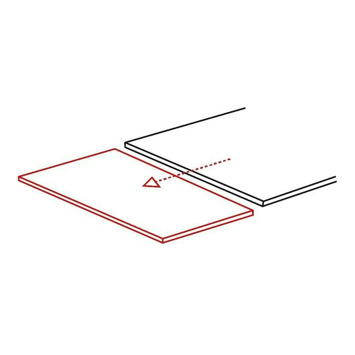 Masa cu blat de sticla/ceramica DIUNA CERAMIC, negru, 160/240x90x76 cm