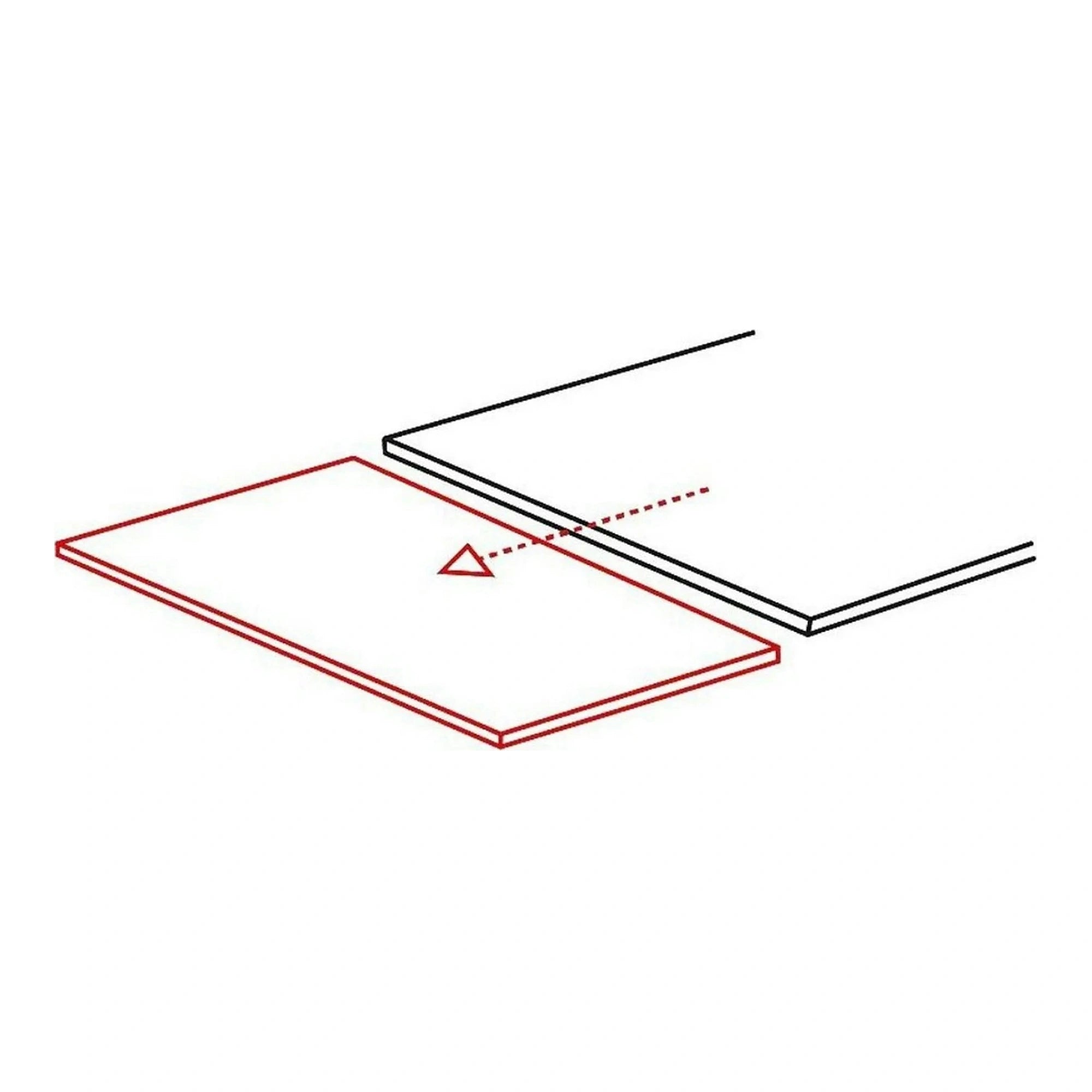 Masa cu blat de sticla/ceramica DIUNA CERAMIC, negru, 160/240x90x76 cm