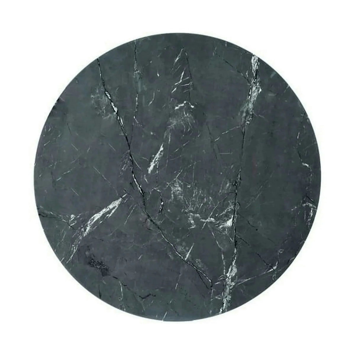 Masa CYRYL, negru cu efect de marmura, 140x80x75 cm