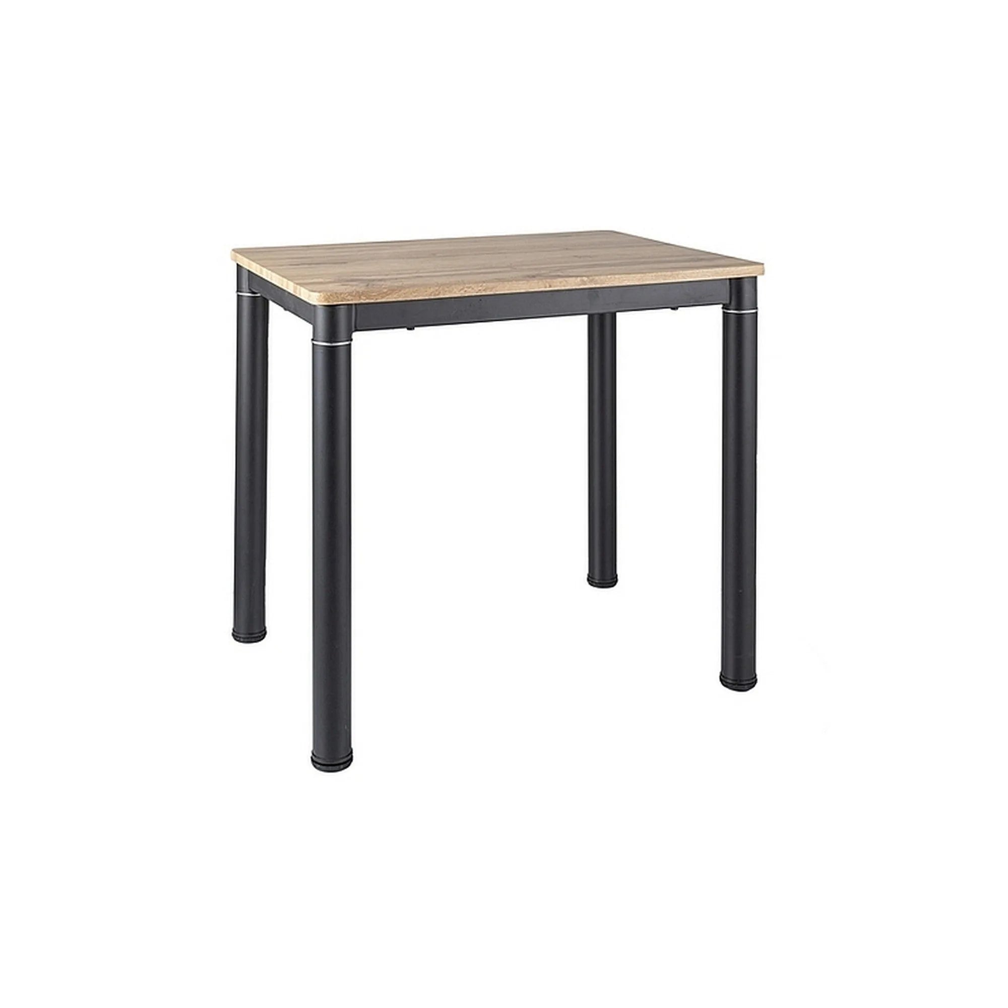 Masa DAMAR, stejar artisan/negru, 80x60x75 cm