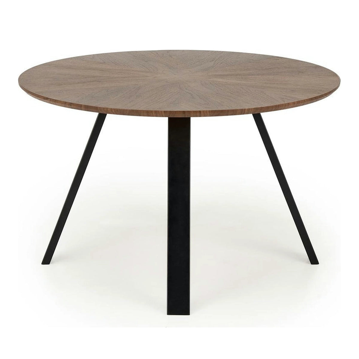 Masa DANILO, nuc/negru, 120x74 cm