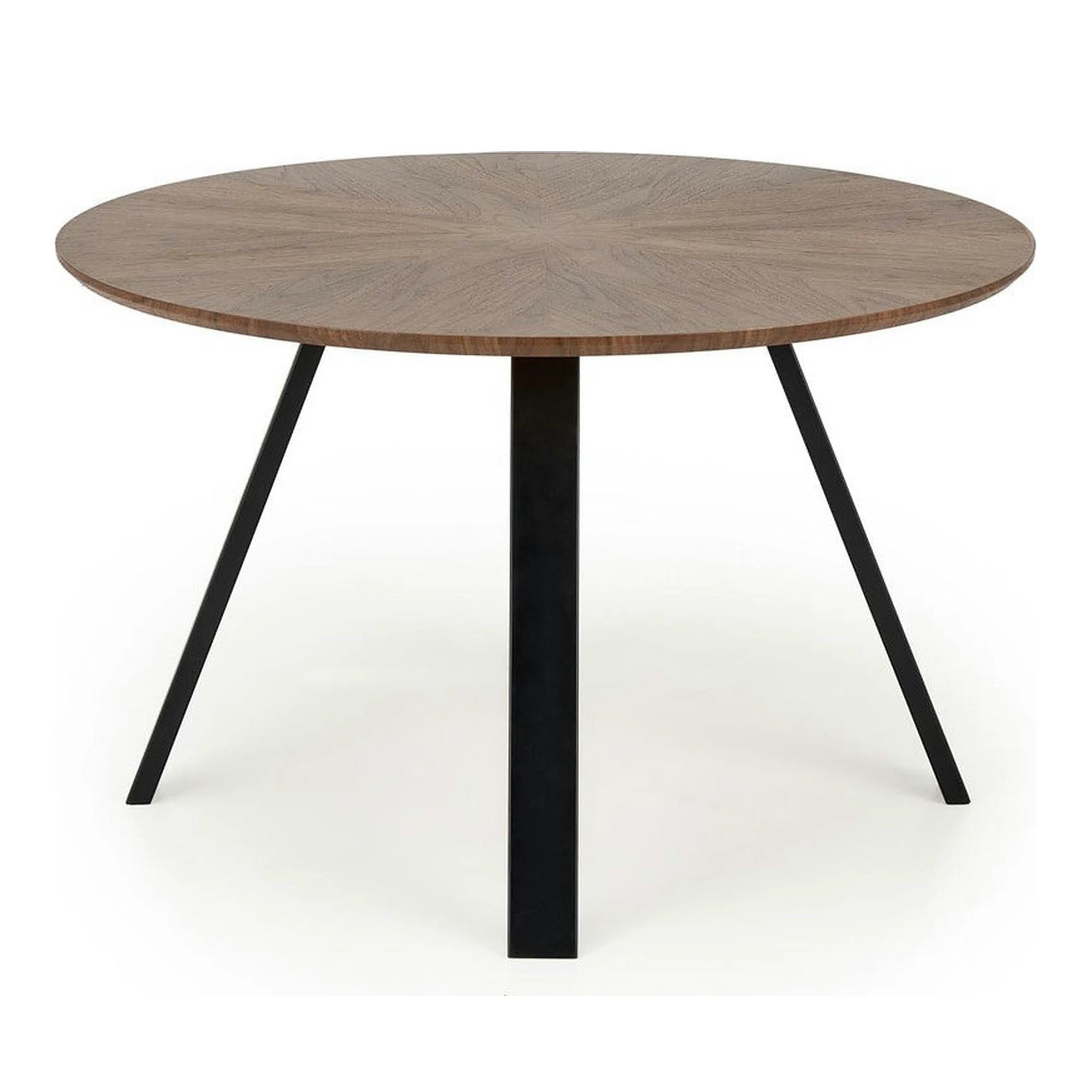 Masa DANILO, nuc/negru, 120x74 cm