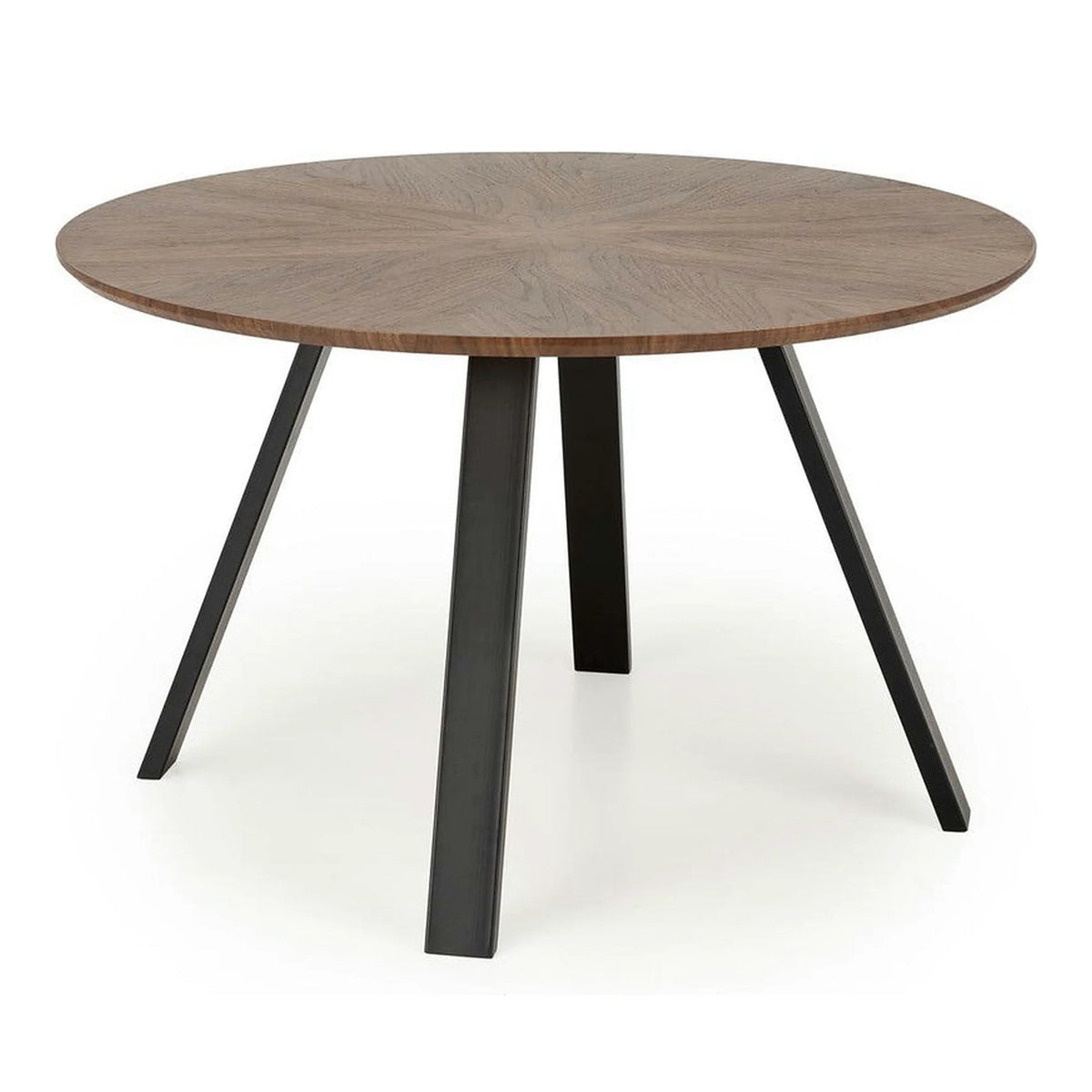 Masa DANILO, nuc/negru, 120x74 cm