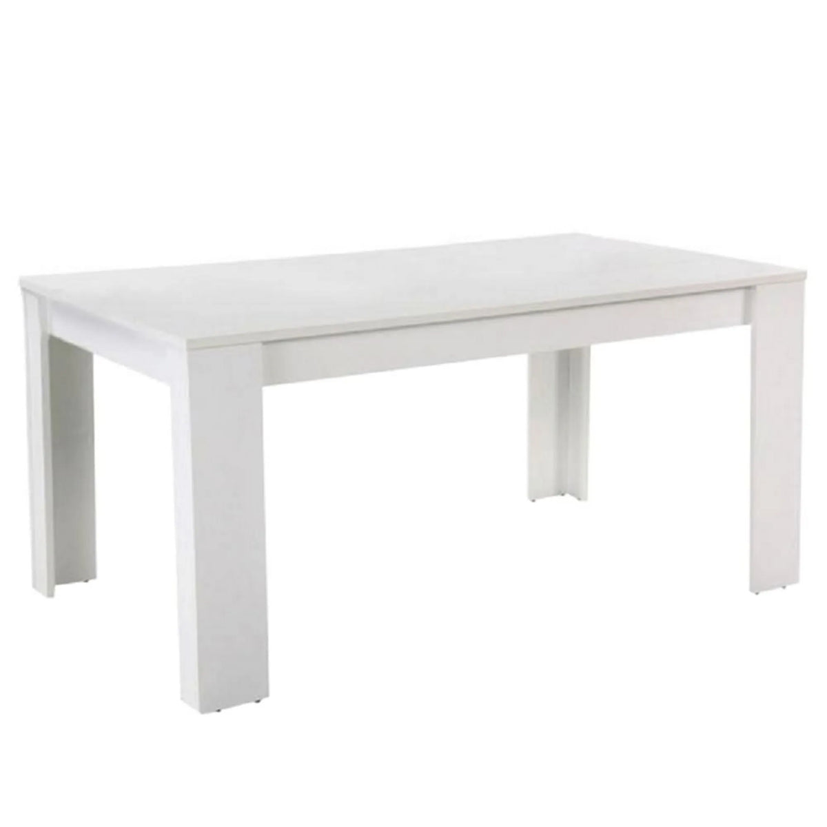 Masa dining TOMY NEW, alb, PAL melaminat, 160x80x75 cm