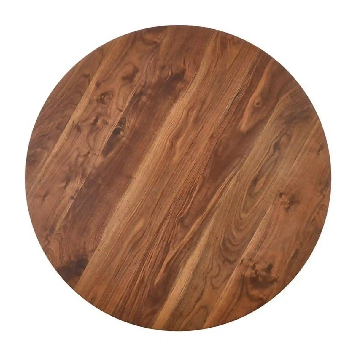 Masa DOMENICO, nuc/auriu, 110x110x76 cm