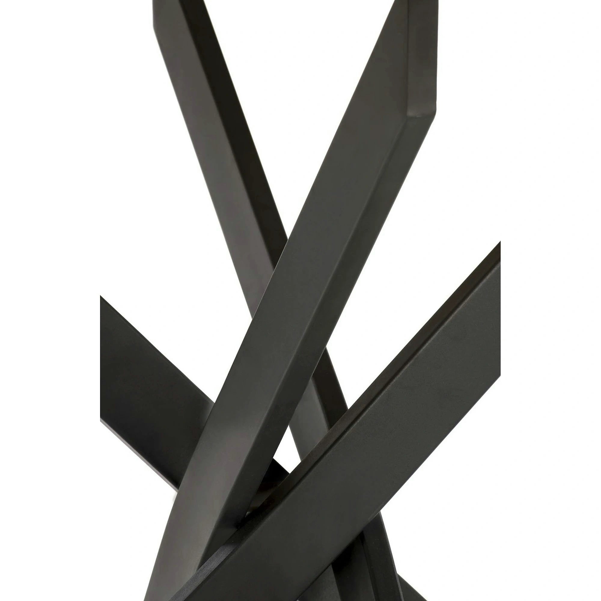 Masa EDGAR, stejar/negru, 100x100x76 cm