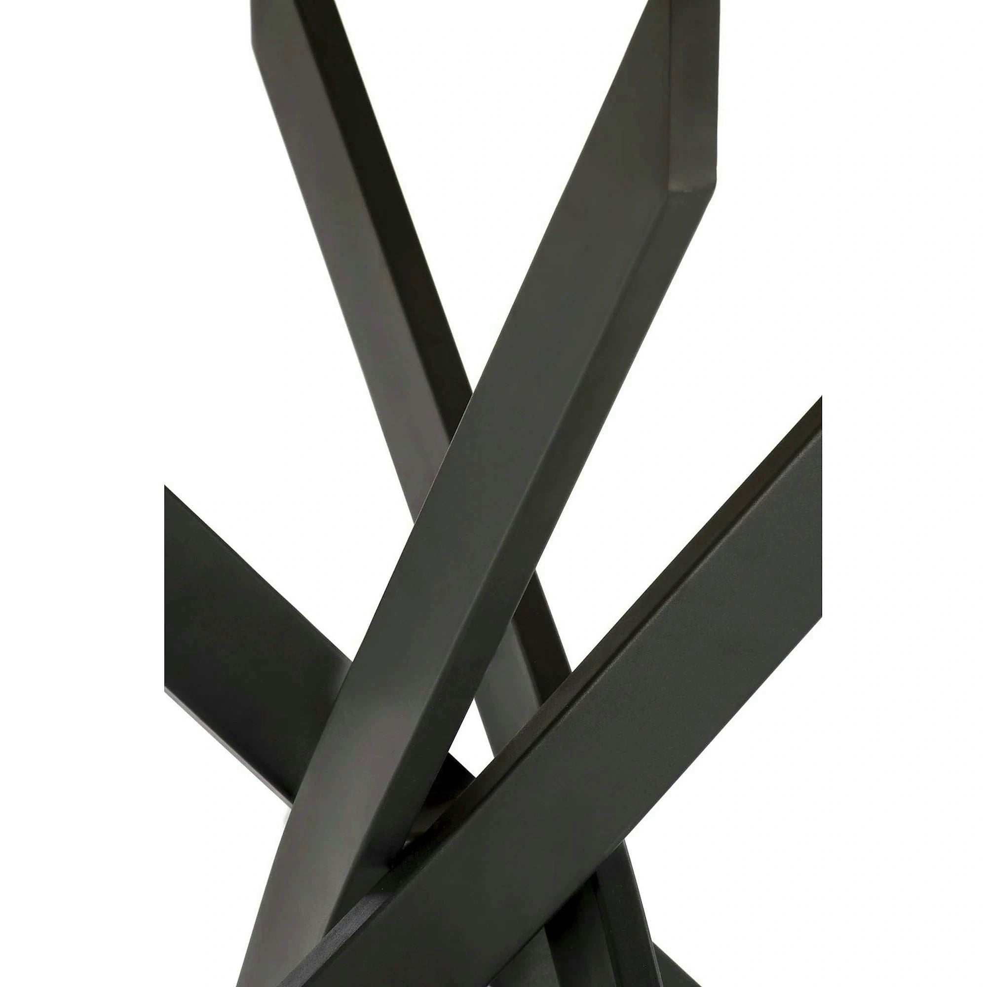 Masa EDGAR, stejar/negru, 100x100x76 cm