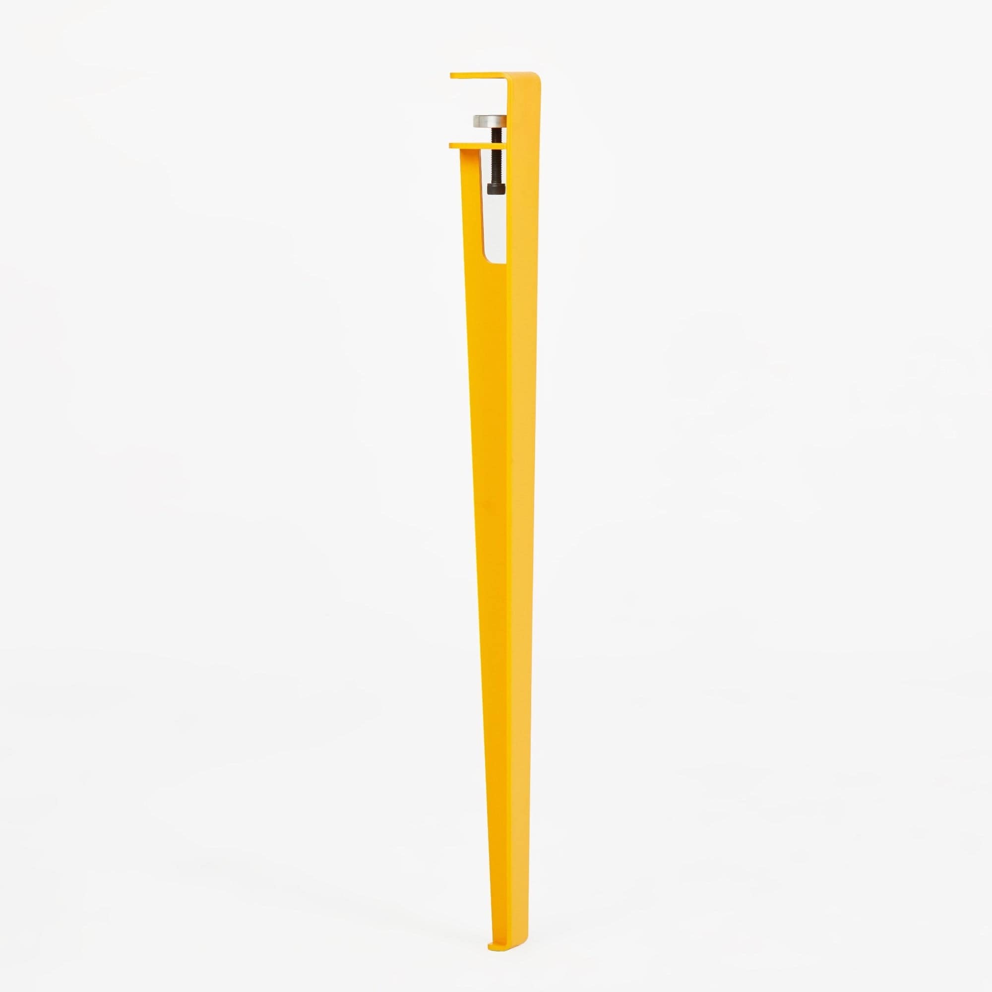 Masa EUROTAS, alb/galben, PAL melaminat, 120x60x75 cm