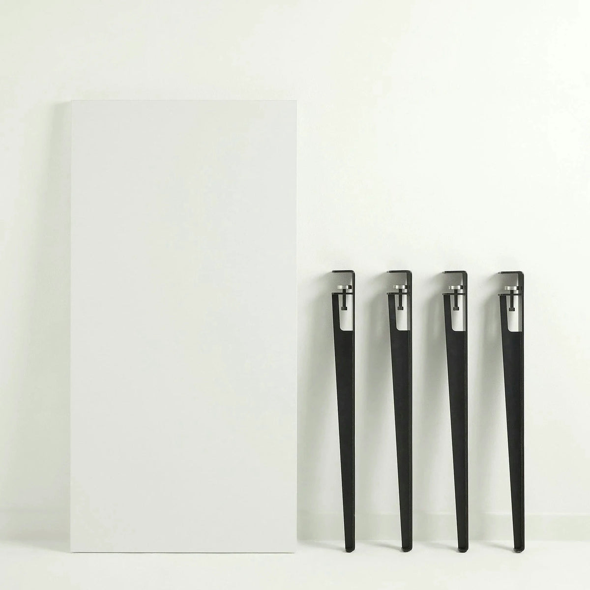 Masa EUROTAS, alb/negru, PAL melaminat, 120x60x75 cm