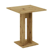 Masa EVERET, stejar artisan, DTD laminat, 68x68x78 cm