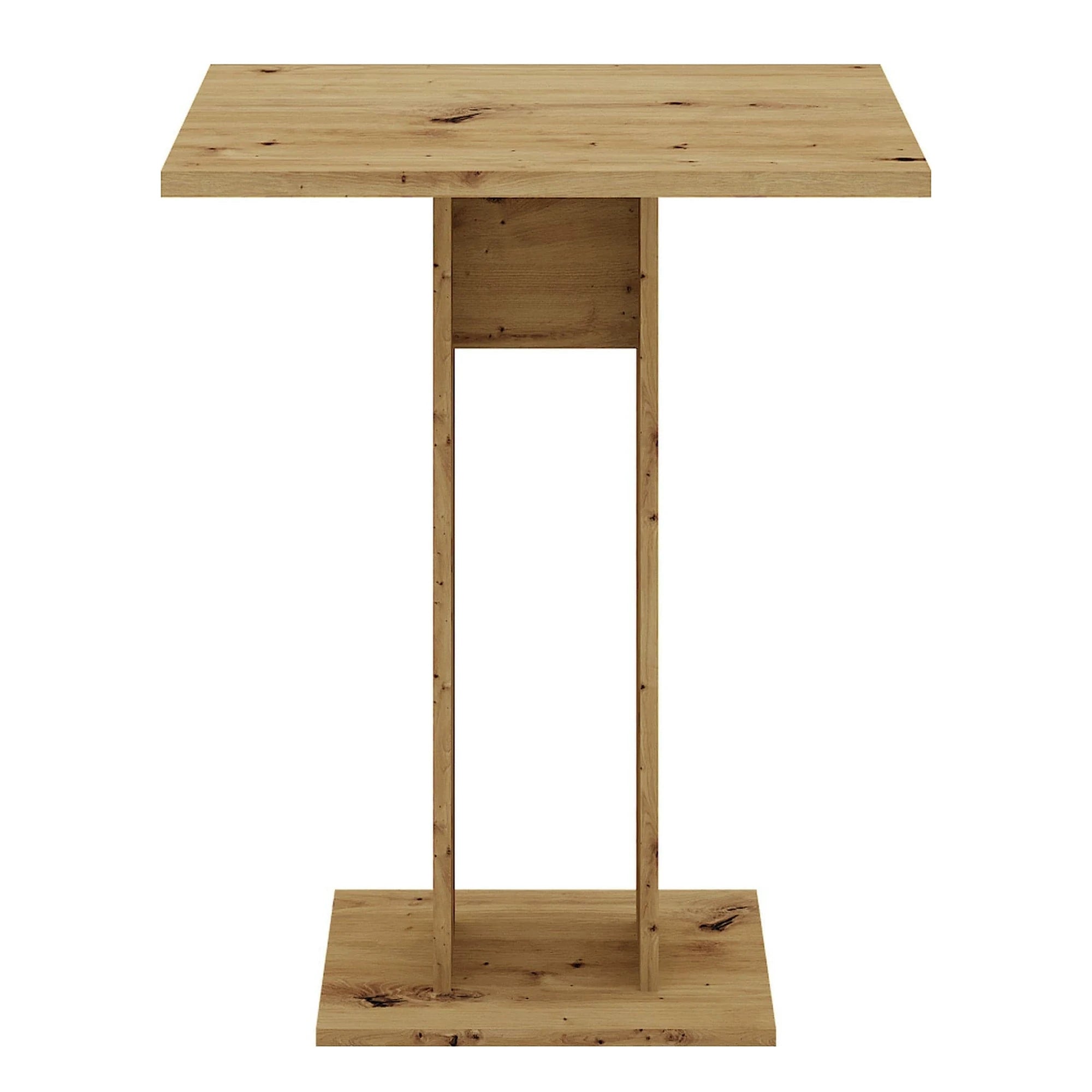 Masa EVERET, stejar artisan, DTD laminat, 68x68x78 cm