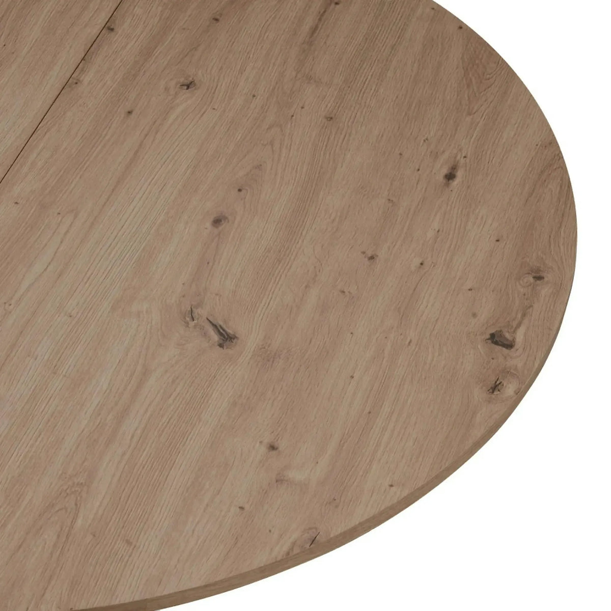 Masa extensibila ABERO TIP 1, stejar sonoma/negru, 100/140x100x75 cm