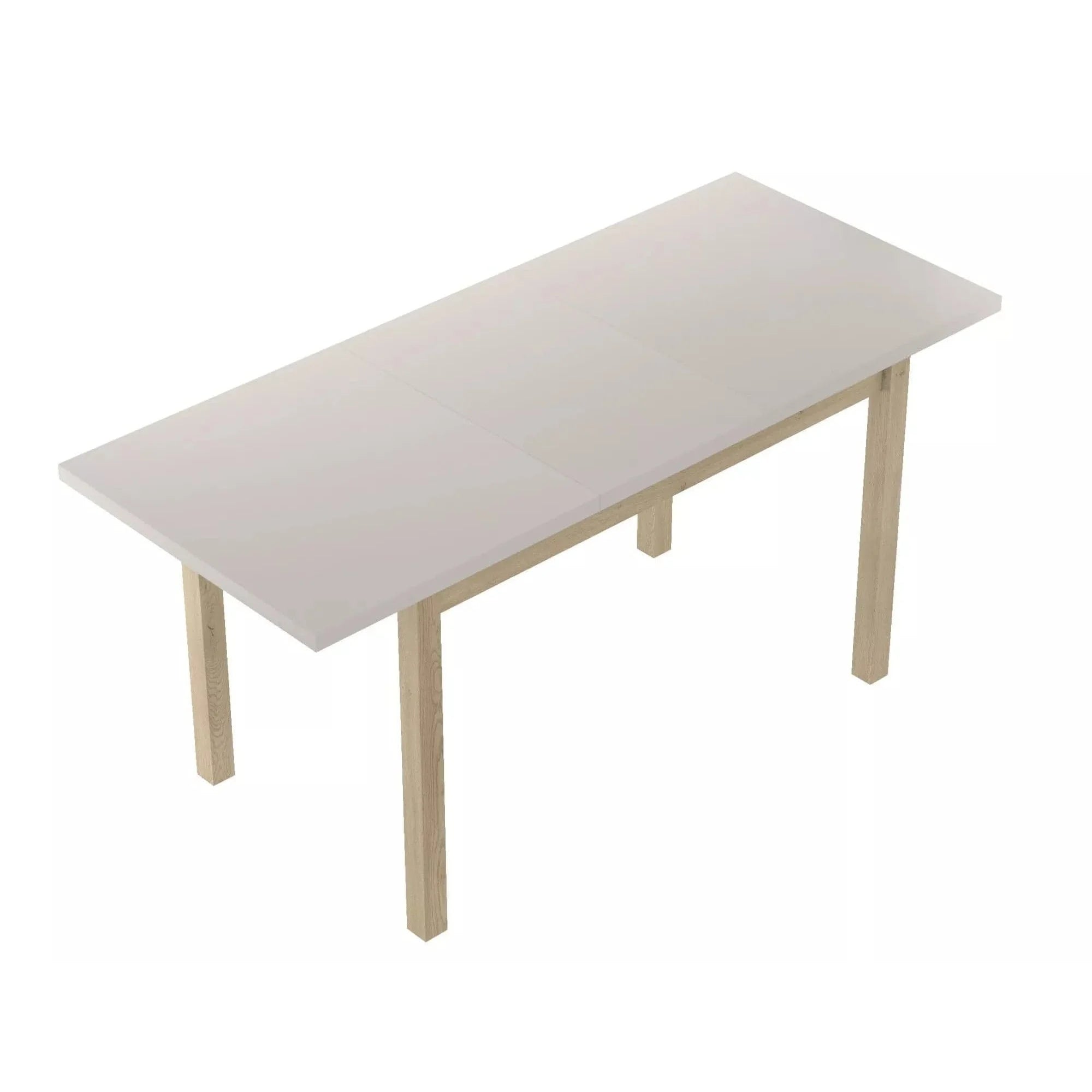 Masa extensibila ADAM, casmir/stejar, PAL laminat, 100/140x60x75 cm