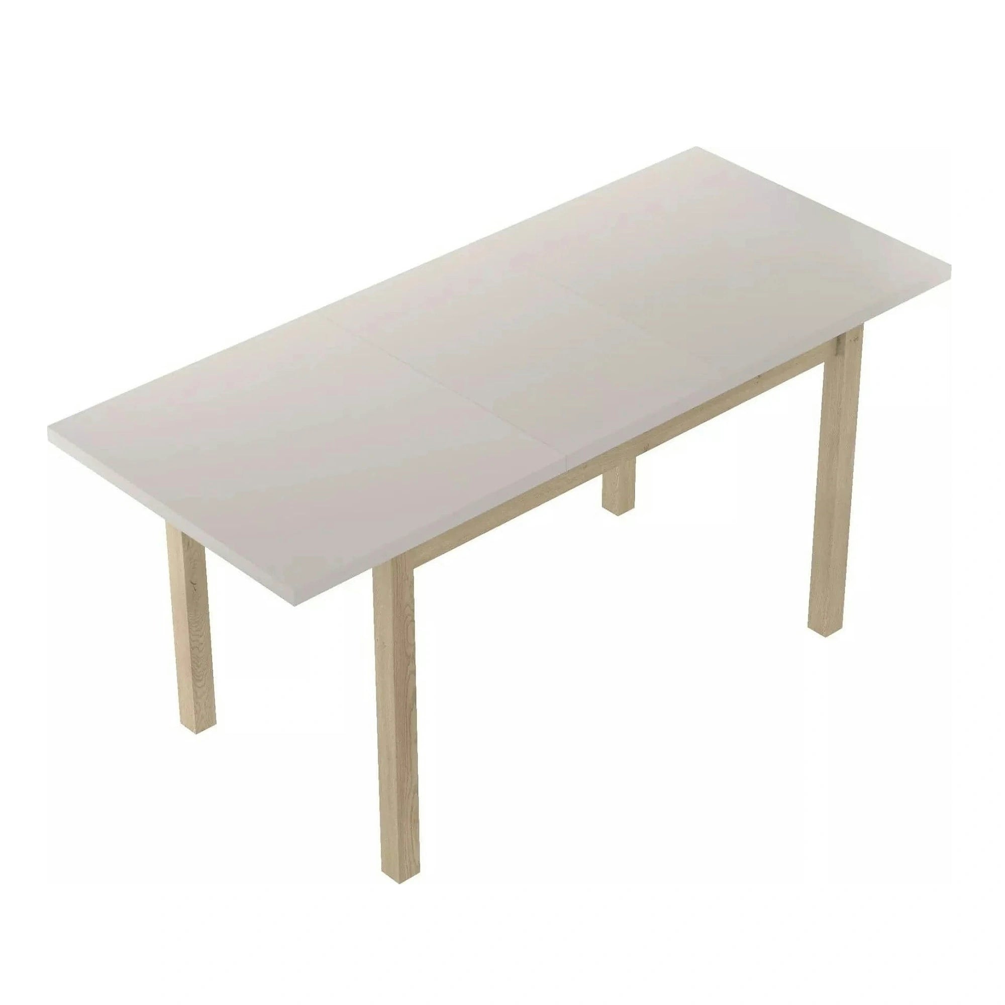 Masa extensibila ADAM, casmir/stejar, PAL laminat, 90/125x65x75 cm