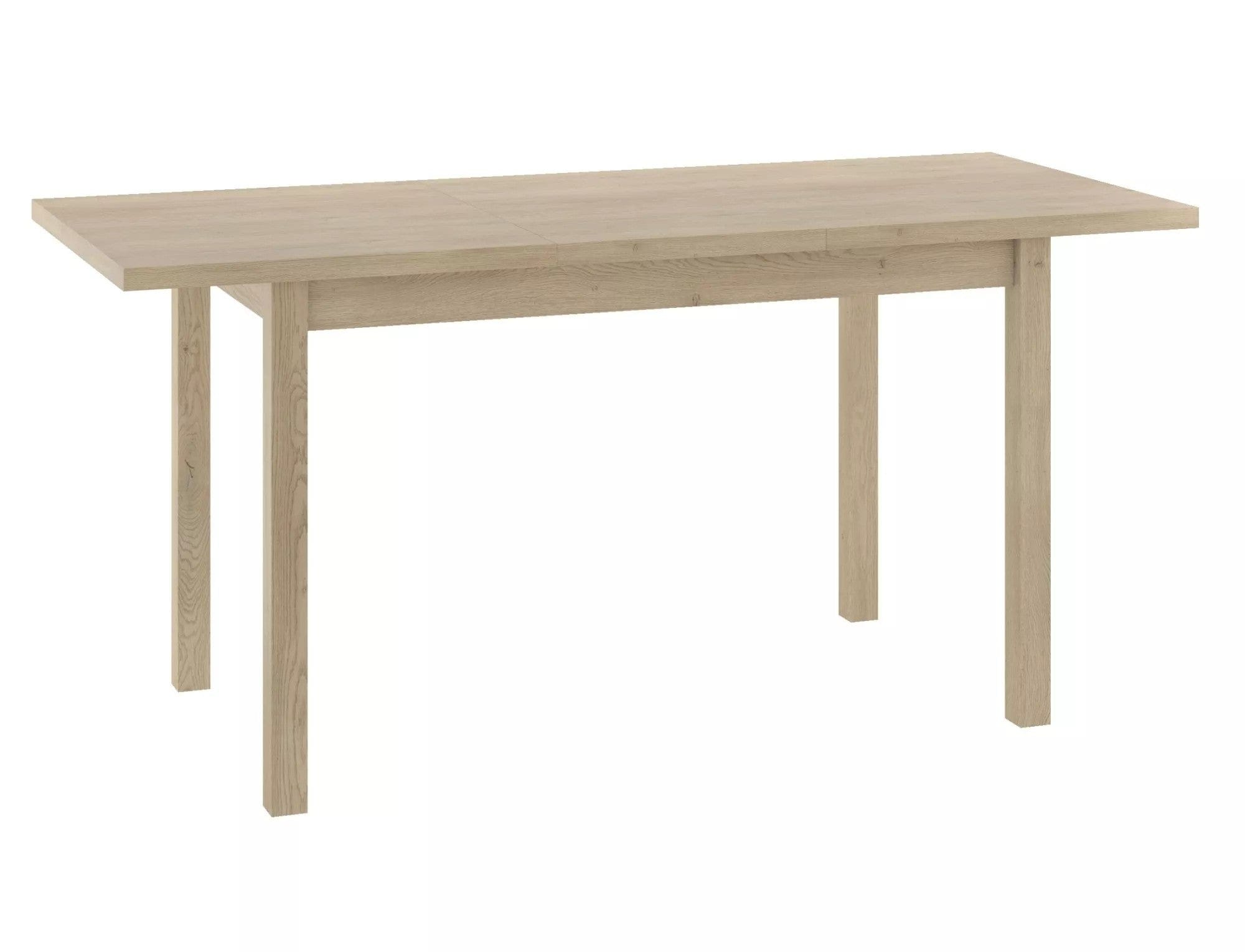 Masa extensibila ADAM, stejar, PAL laminat, 100/140x60x75 cm