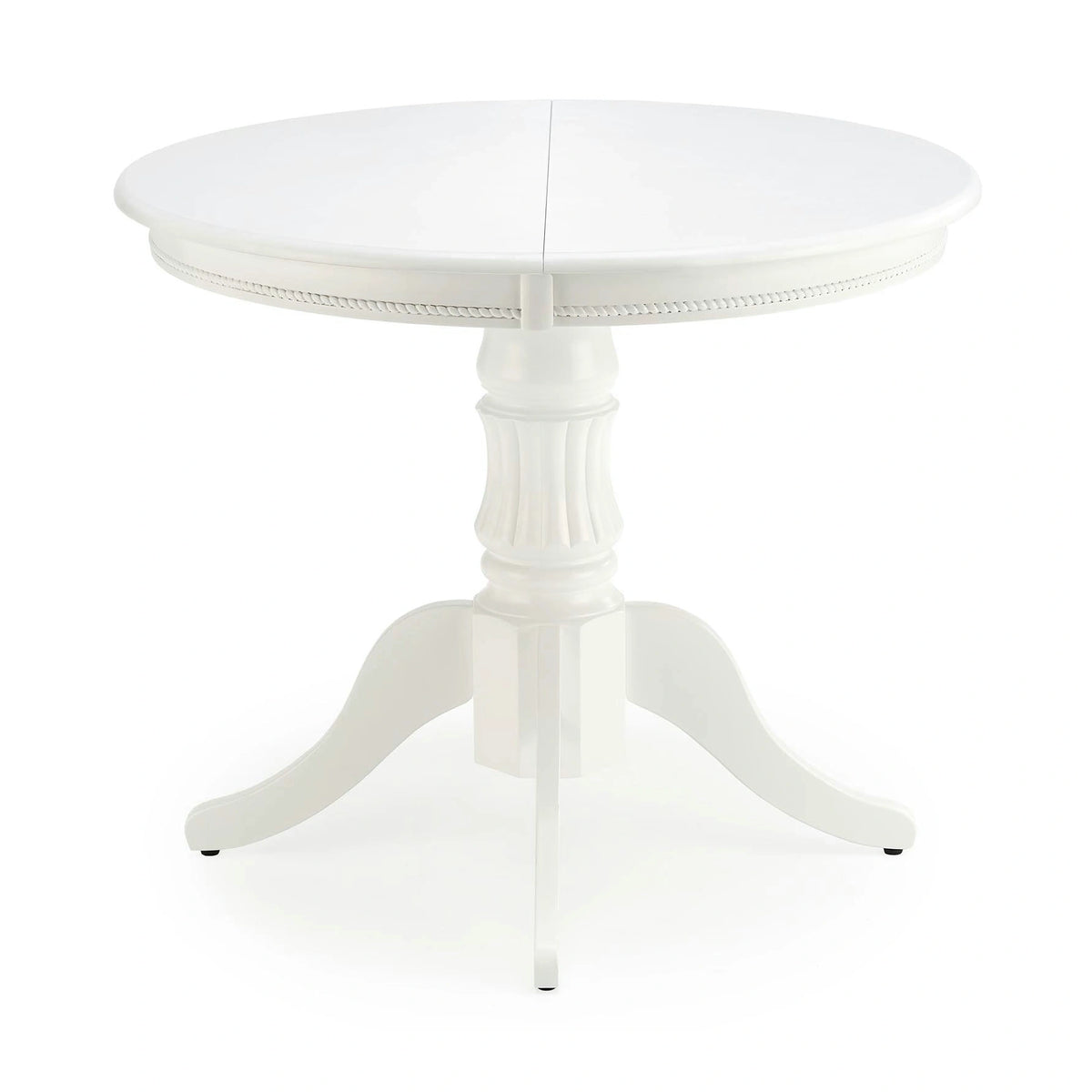 Masa extensibila alb WILLIAM, 90/124x90x75 cm