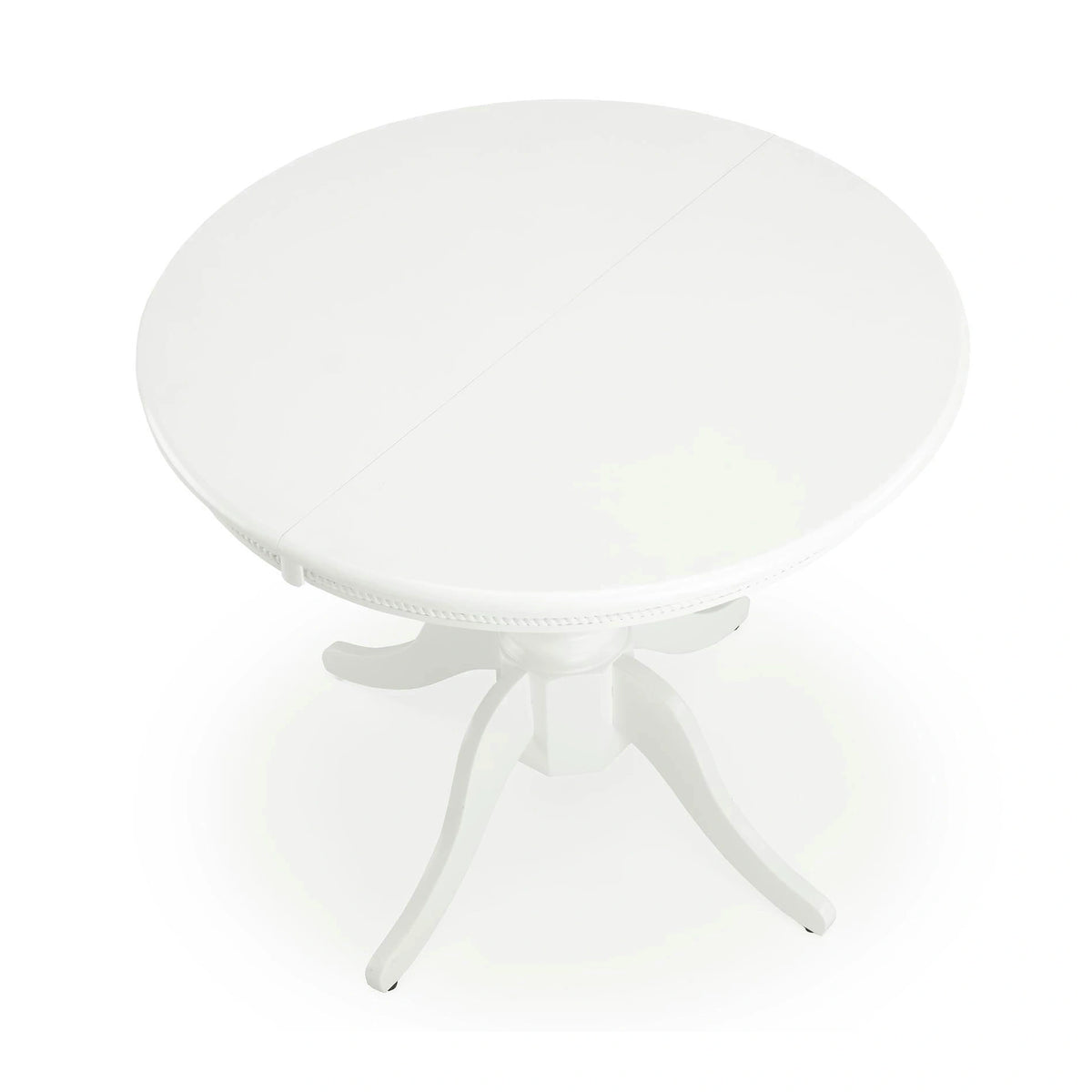 Masa extensibila alb WILLIAM, 90/124x90x75 cm