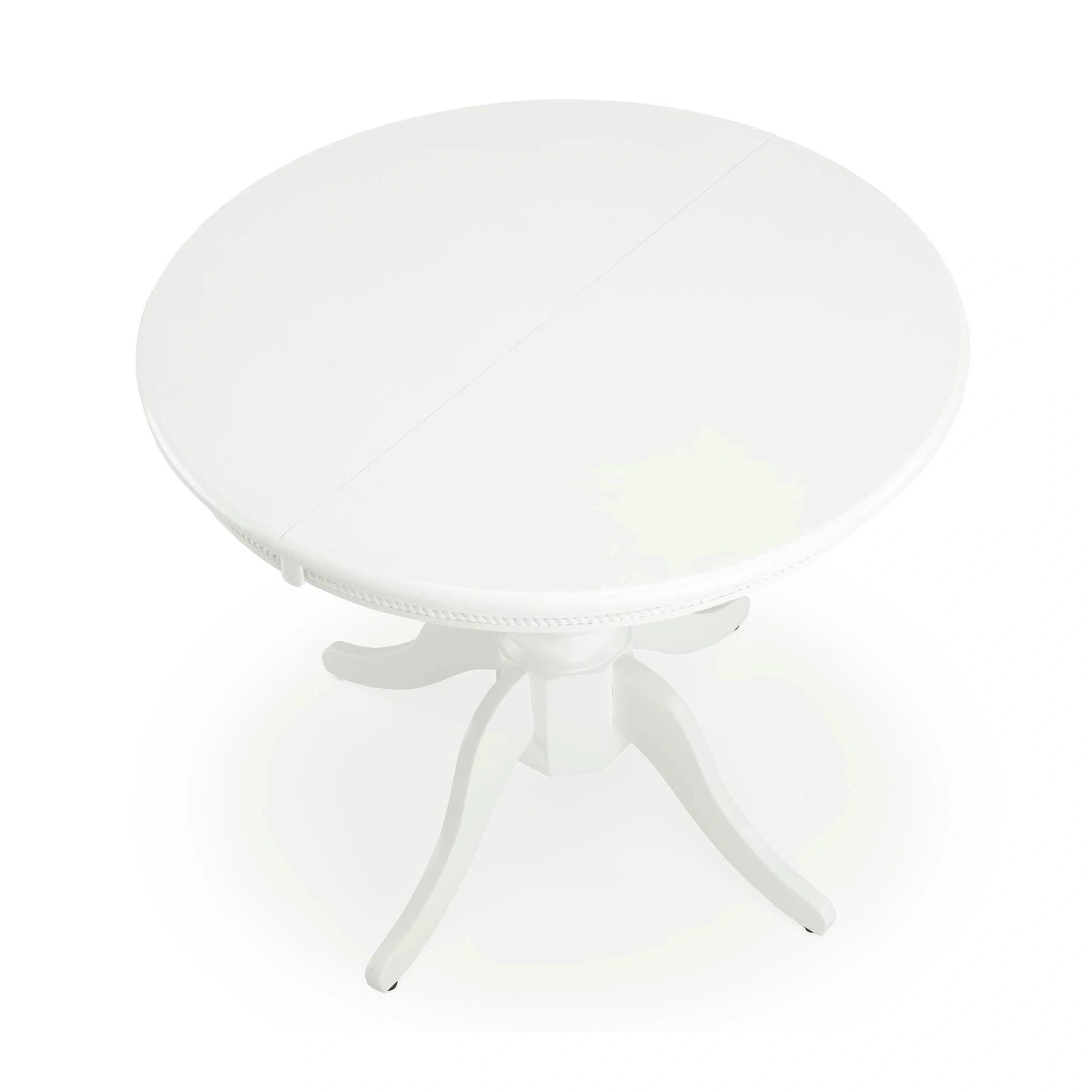 Masa extensibila alb WILLIAM, 90/124x90x75 cm