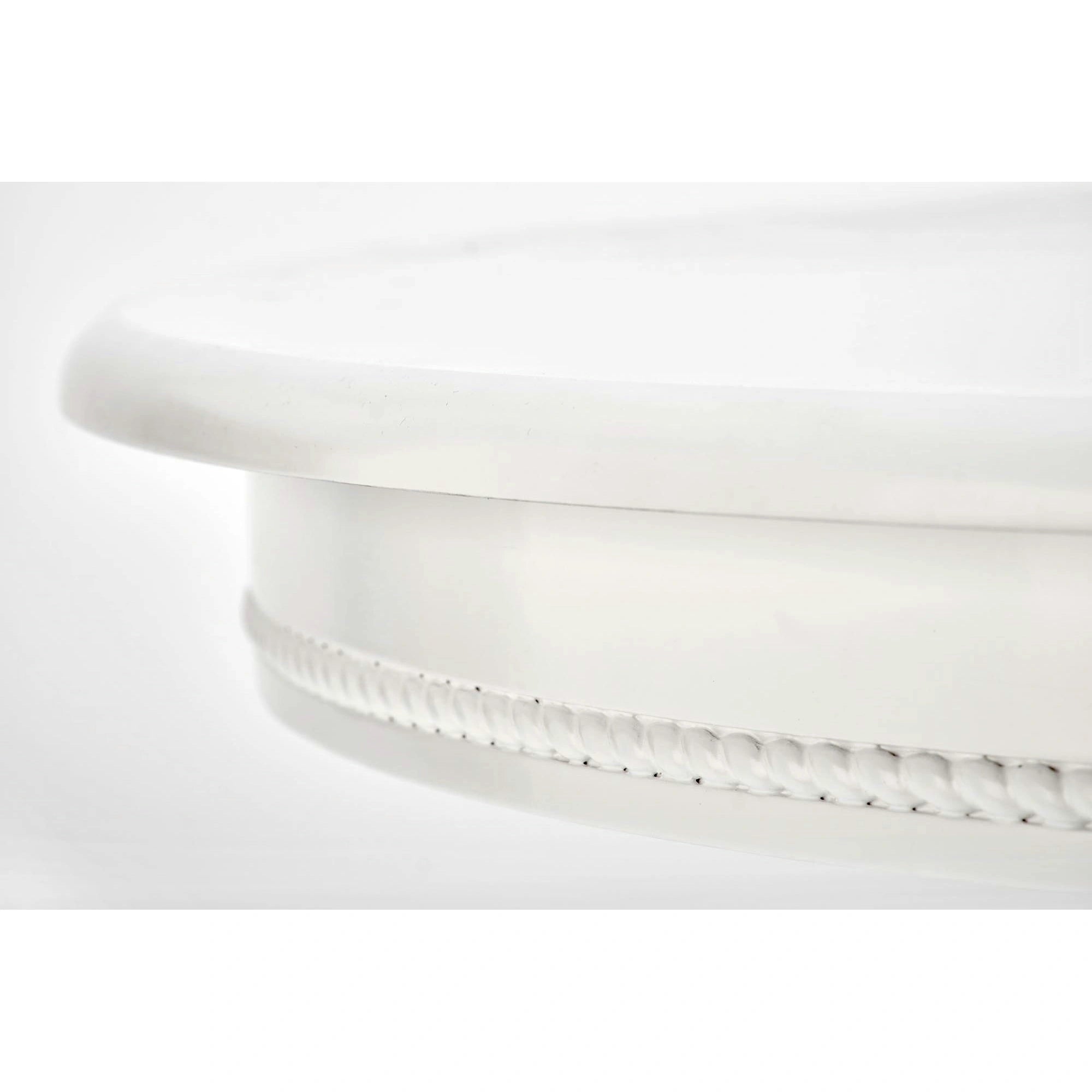 Masa extensibila alb WILLIAM, 90/124x90x75 cm
