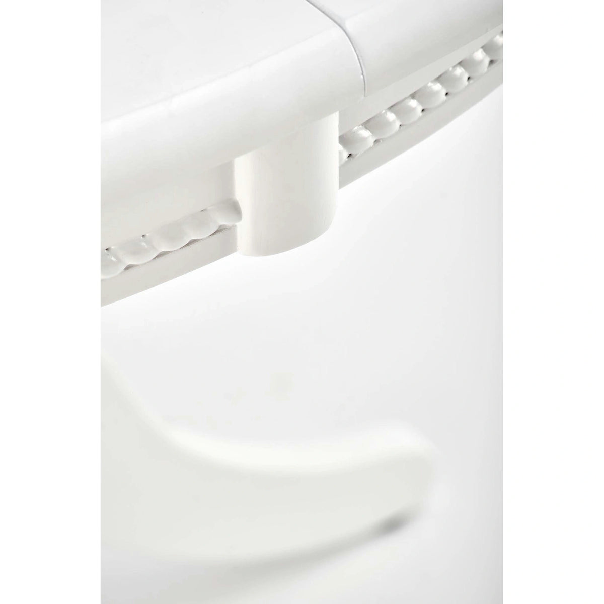 Masa extensibila alb WILLIAM, 90/124x90x75 cm