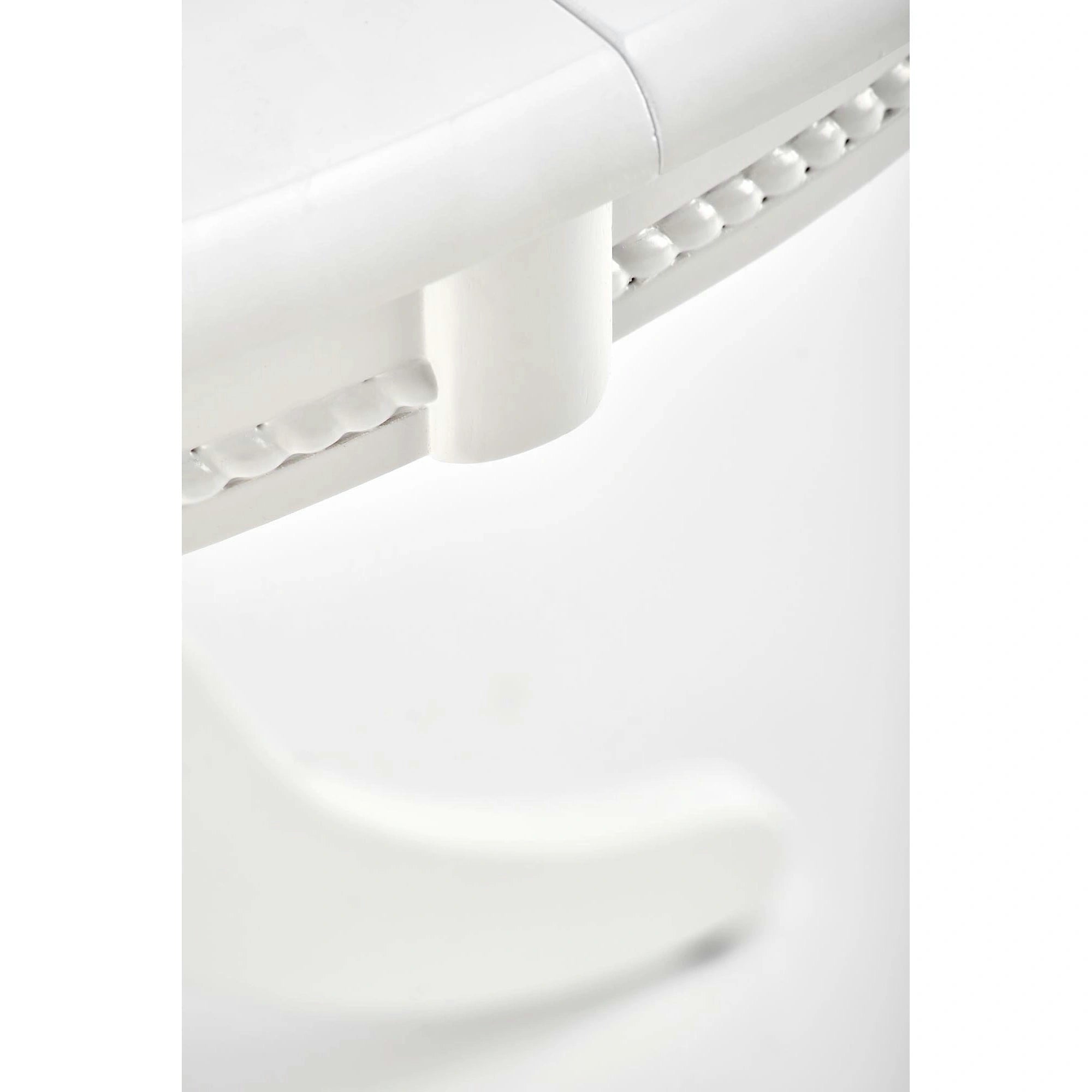 Masa extensibila alb WILLIAM, 90/124x90x75 cm