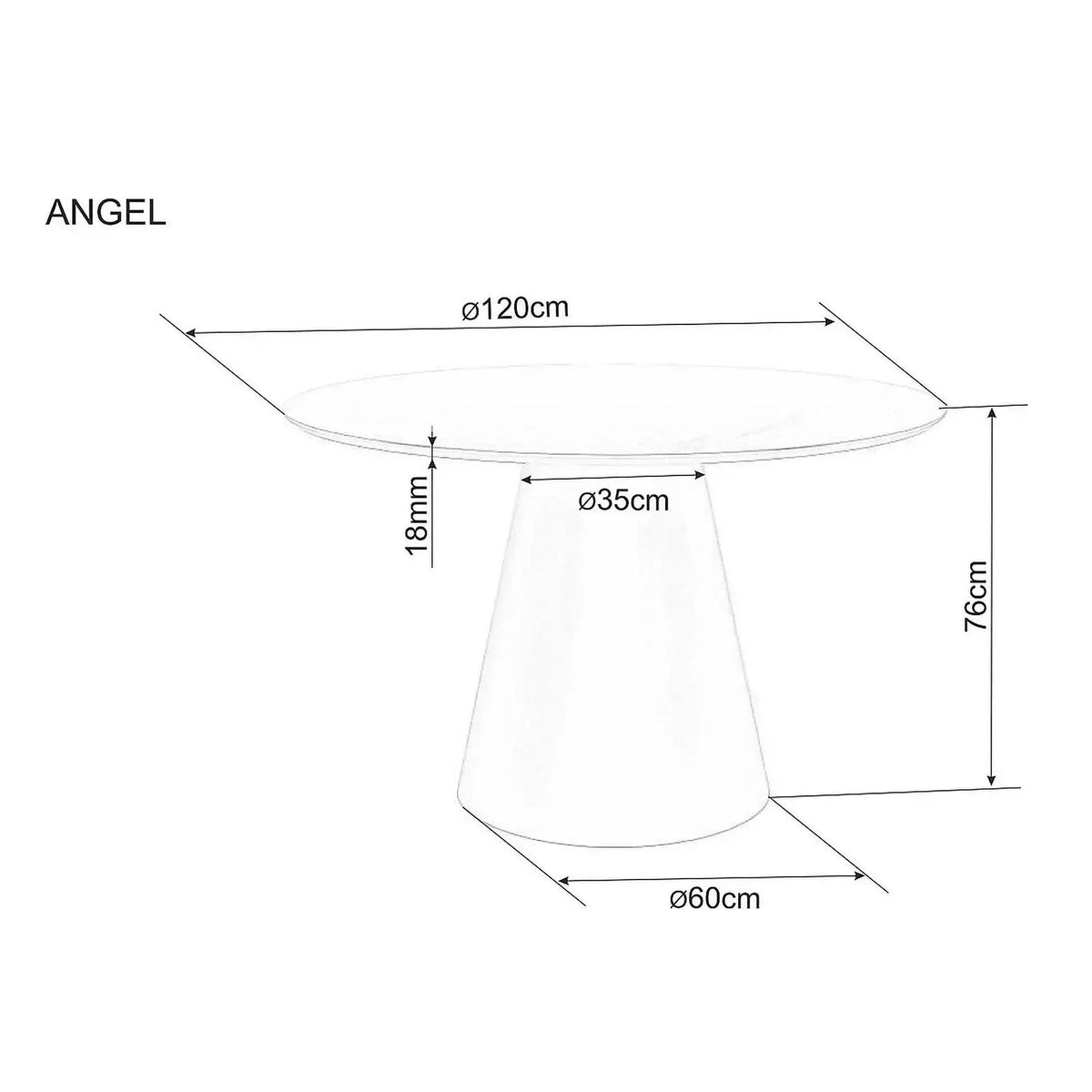 Masa extensibila ANGEL II, gri cu efect de marmura/negru, 120/160x120x75 cm