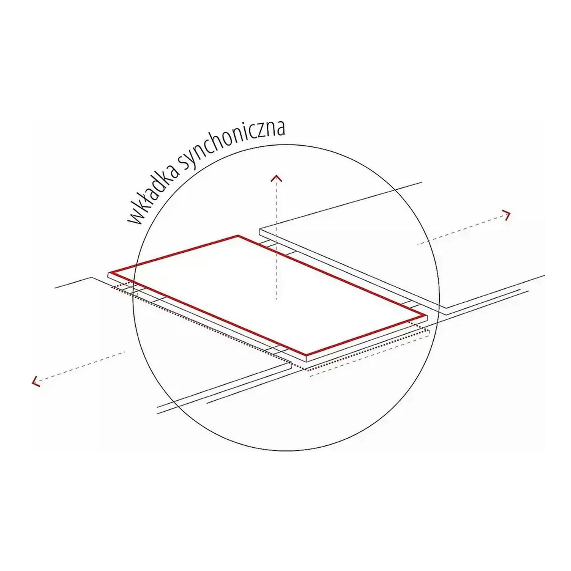 Masa extensibila APOLLO, alb cu efect de marmura/negru, 120/160x80x76 cm