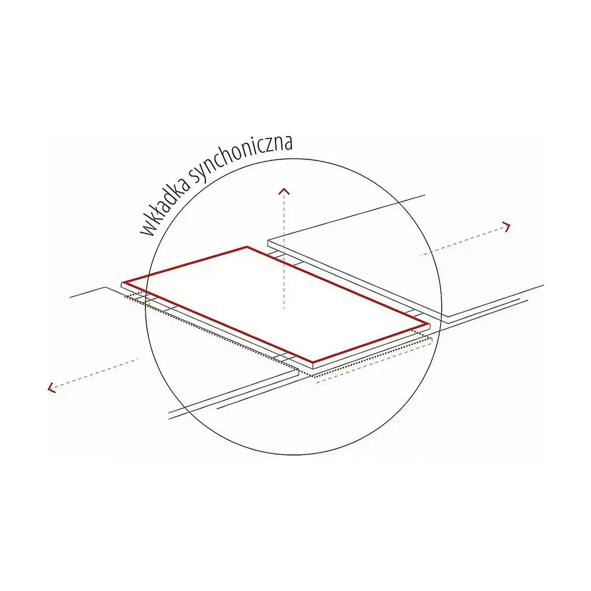 Masa extensibila APOLLO, alb cu efect de marmura/negru, 120/160x80x76 cm