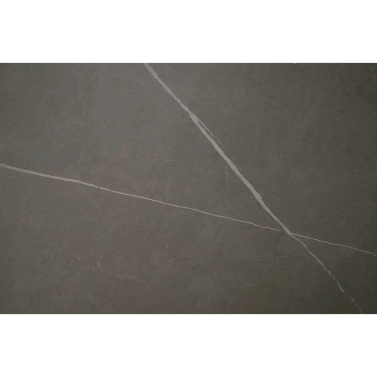 Masa extensibila ARES, gri cu efect de marmura/negru, ceramica/metal, 120/150x85x76 cm