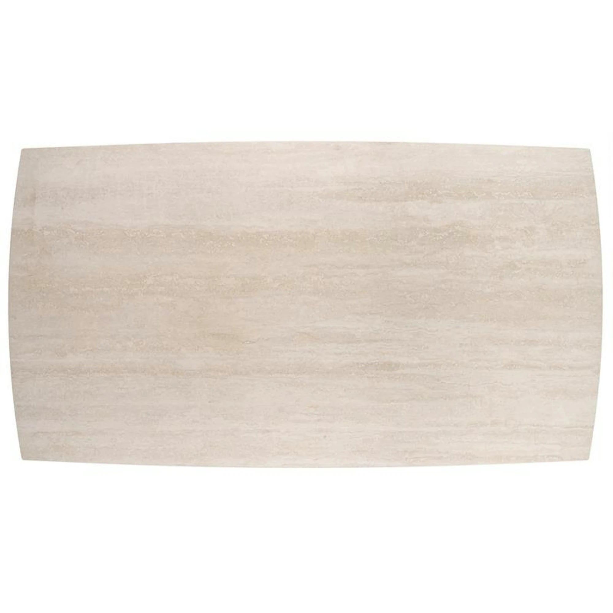 Masa extensibila ARMANI, travertin cu efect de marmura/casmir, piatra sinterizata/otel, 165-241x90x77 cm