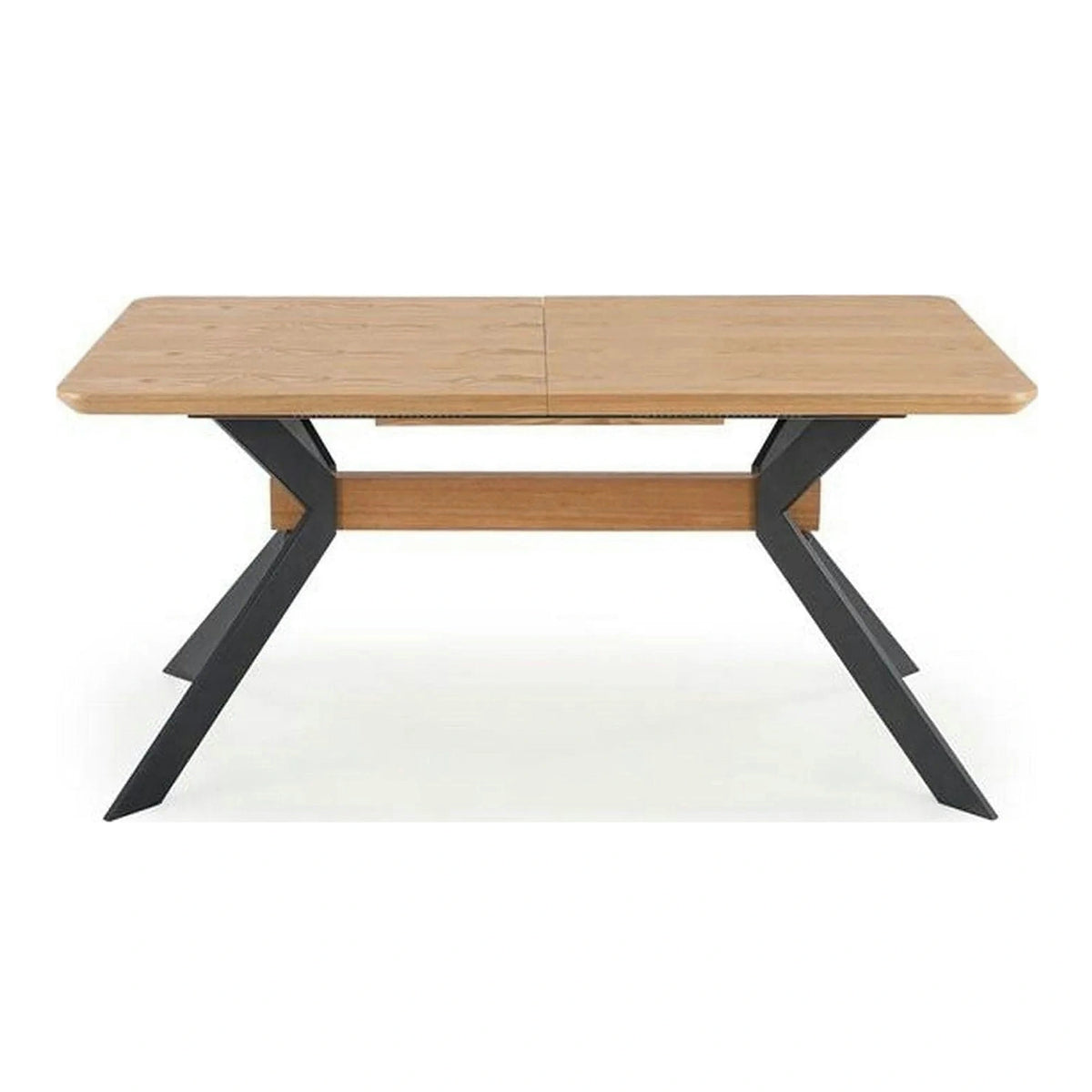 Masa extensibila BACARDI, stejar sonoma/negru, 160/220x90x76 cm