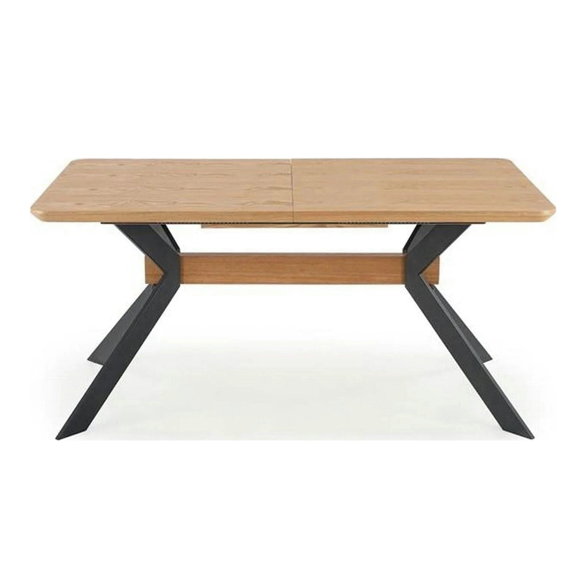 Masa extensibila BACARDI, stejar sonoma/negru, 160/220x90x76 cm